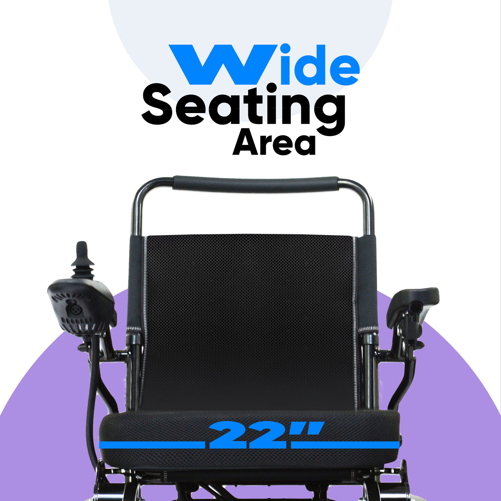 Ephesus E5 Wide Seating Area Electric Wheelchair