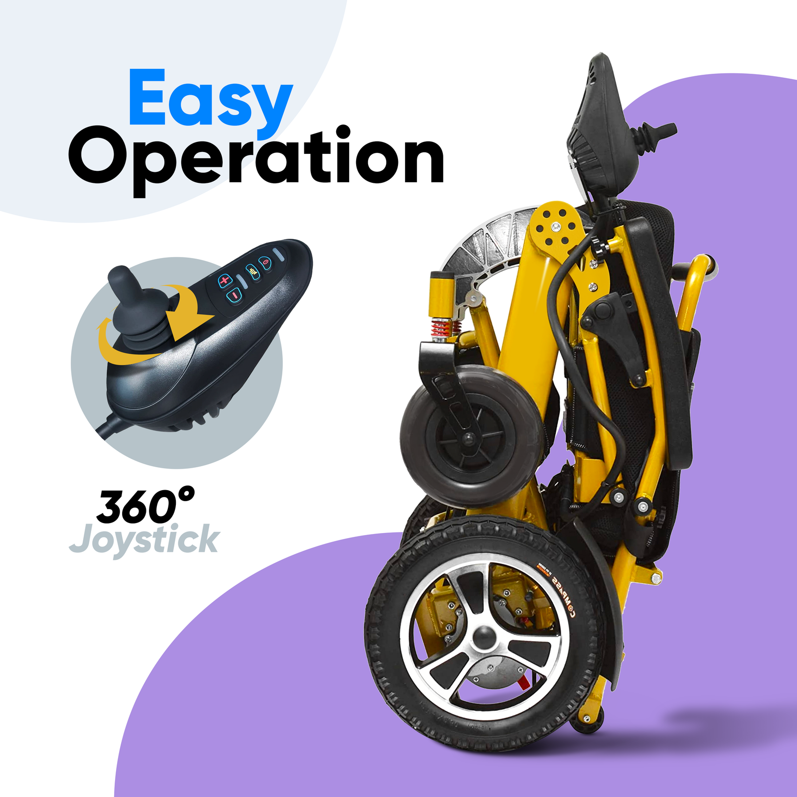 Ephesus E5 360 Joystick Electric Wheelchair