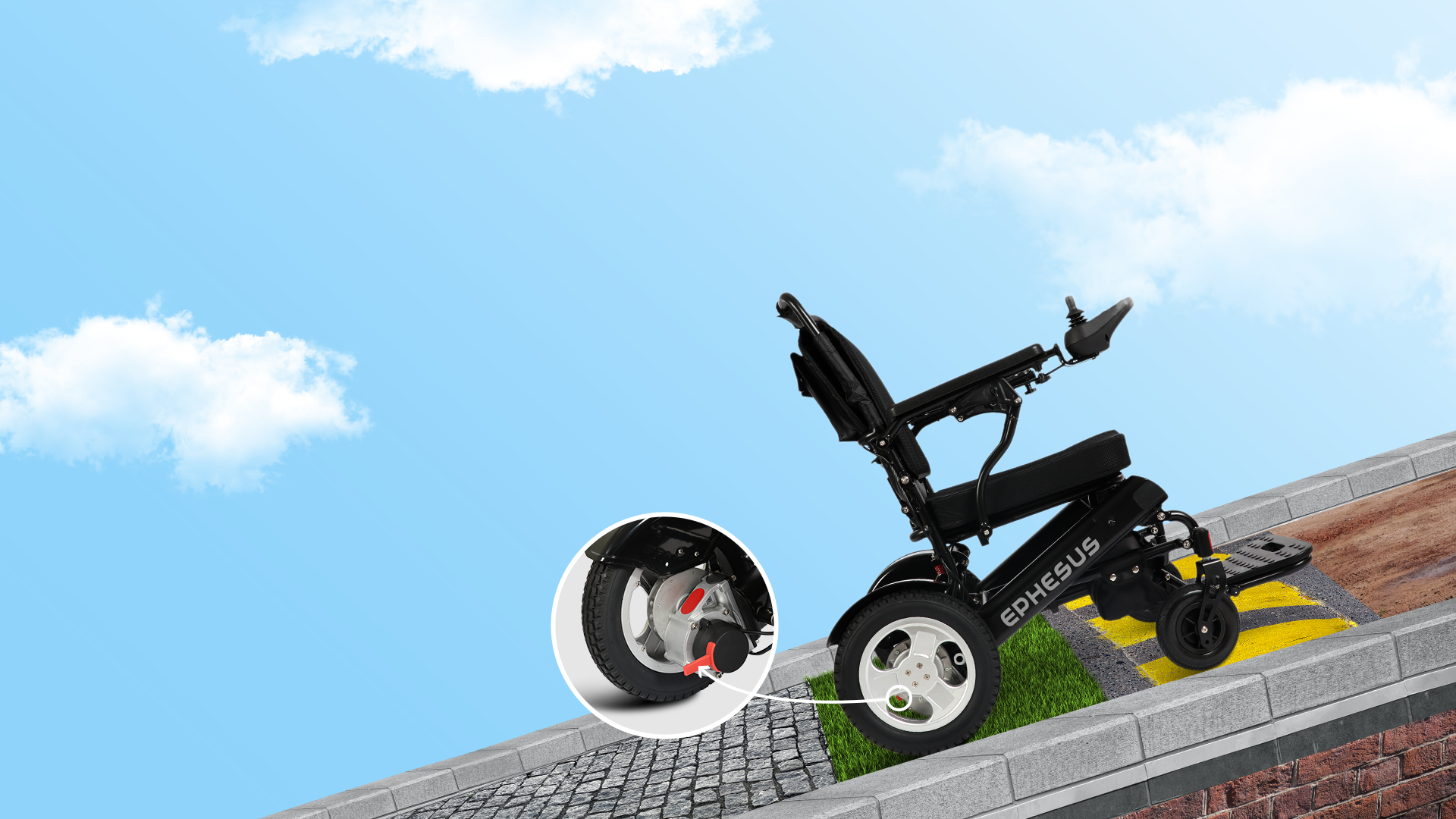Ephesus E9 All Terrain Electric Wheelchair