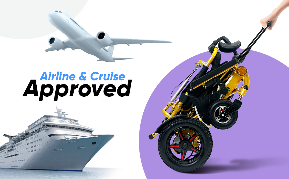 Ephesus E7 Airline and Cruise Approved Electric Wheelchair 