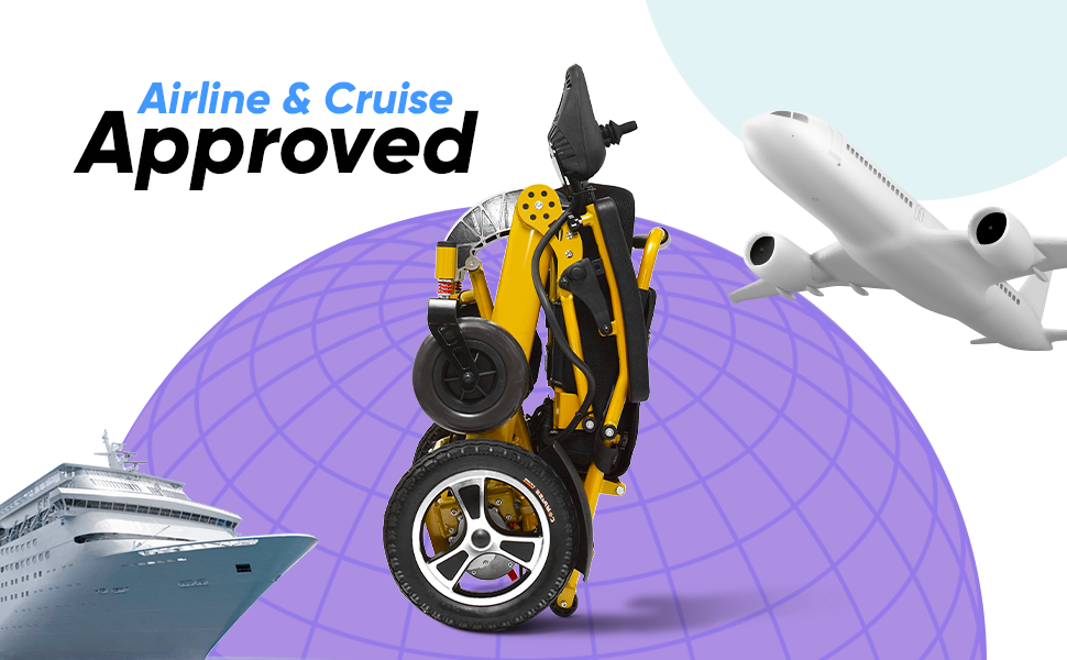 Ephesus E5 Airline and Cruise Approved Electric Wheelchair 