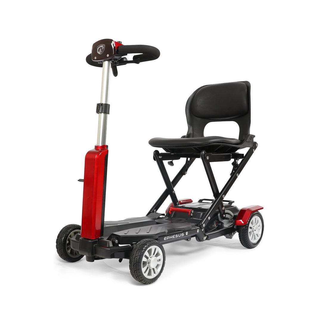 Ephesus S6 Red Auto Folding Mobility Scooter