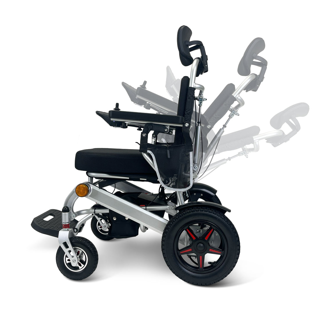 Ephesus E7 Reclining Electric Wheelchair (Silver)